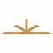 Ekena Millwork Richland Rough Sawn Timber Gable Bracket, Western Red Cedar, 84"W x 24"H x 2"D x 4"F, 7/12 Pitch GBW084X24X0204RIC00RWR - alternate 1